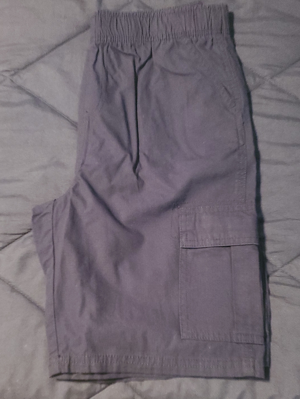 Boys's Elastic-Waist Cargo Shorts